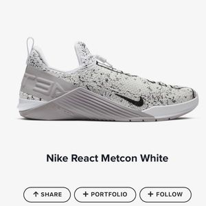 Nike react metcon white